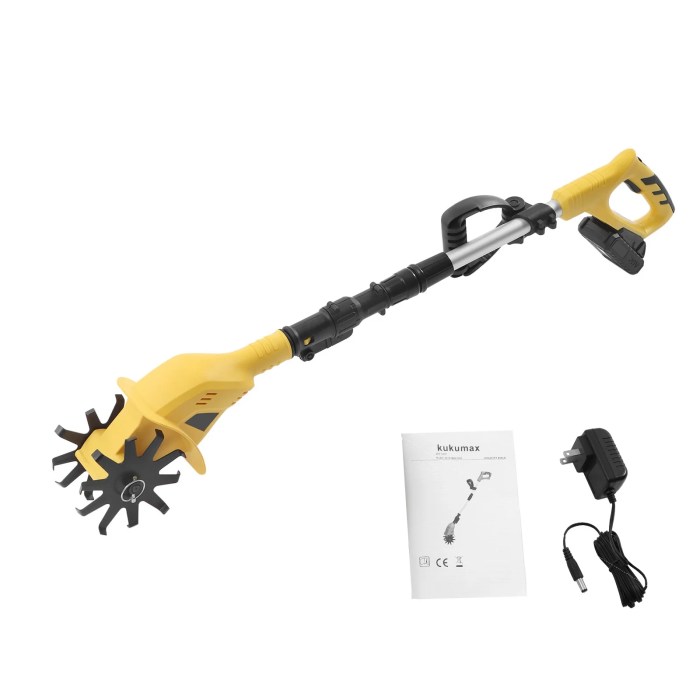 Portable garden tillers